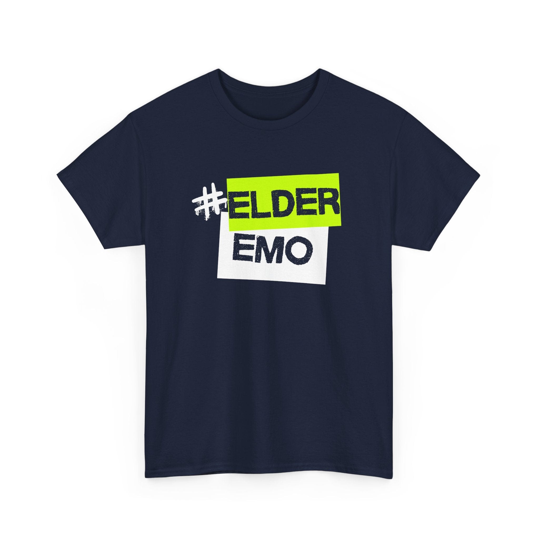 hashtag elder emo Tee Navy / S