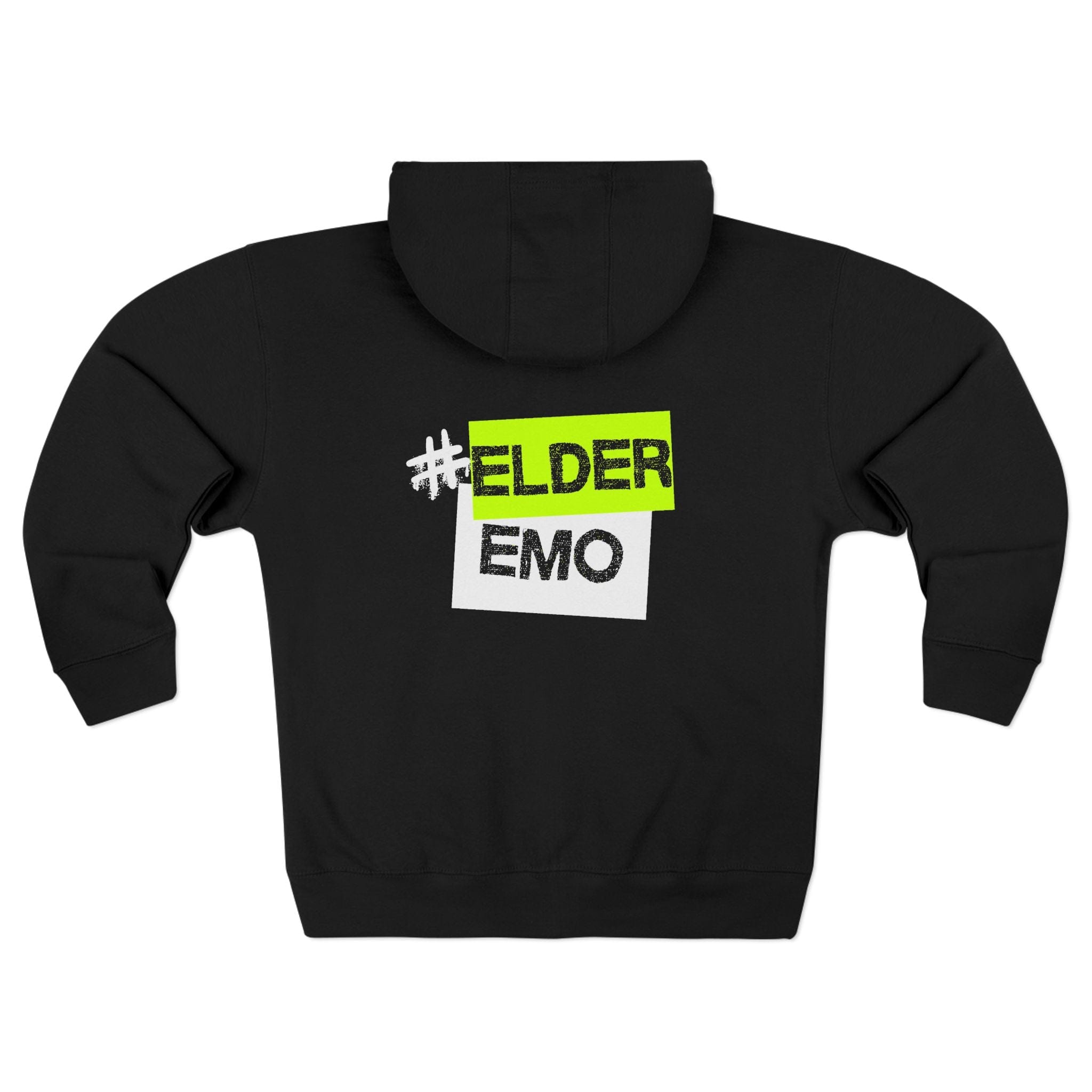 hashtag elder emo Zip-up Hoodie S / Black