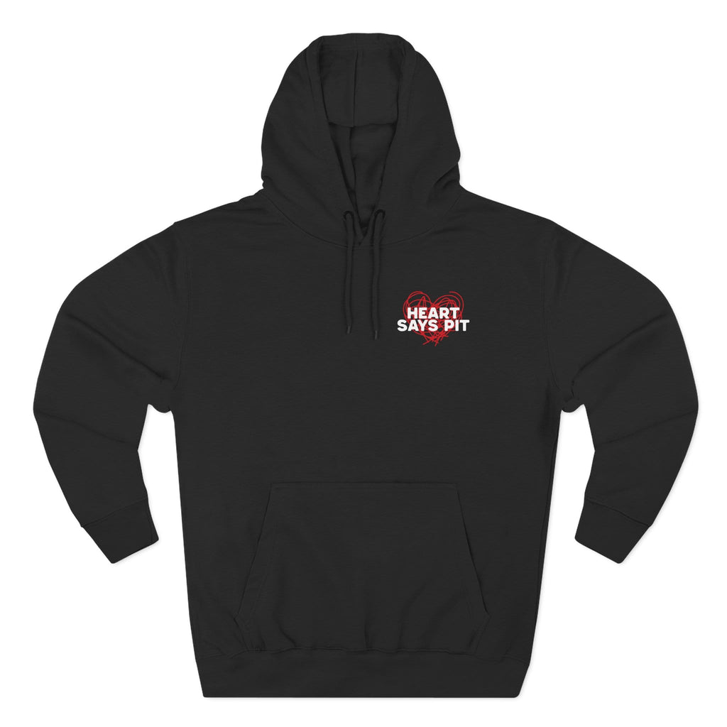 Heart Says Pit Back Says Balcony Hoodie