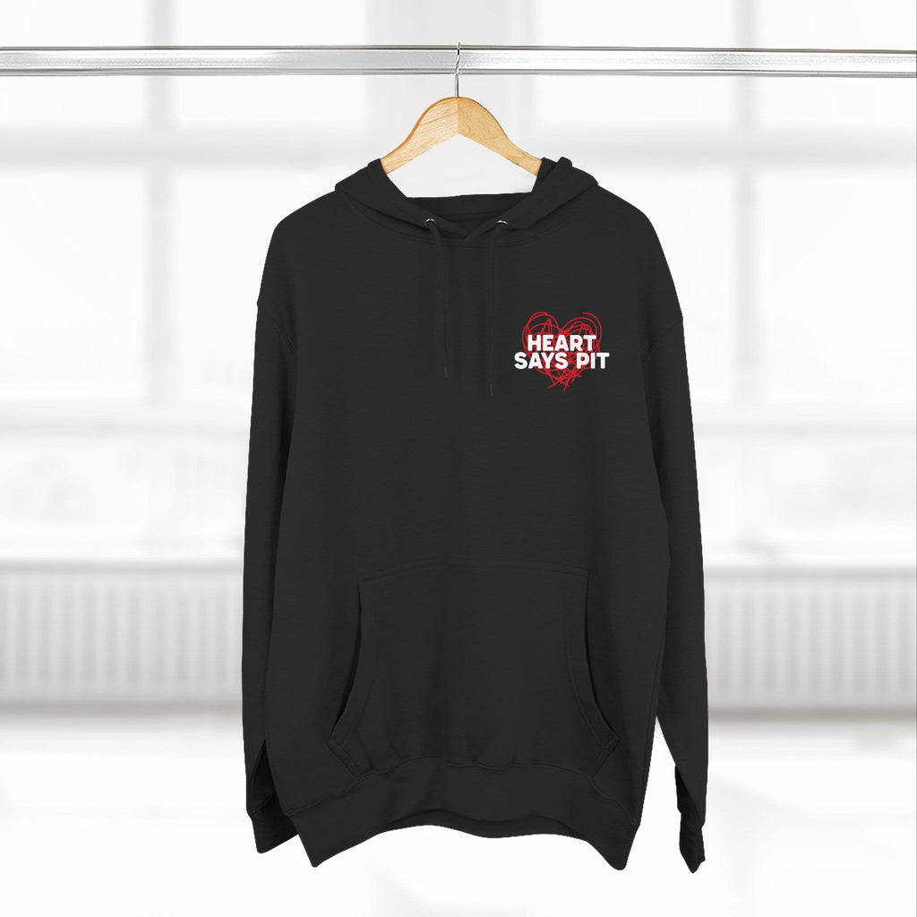 Heart Says Pit Back Says Balcony Hoodie UK