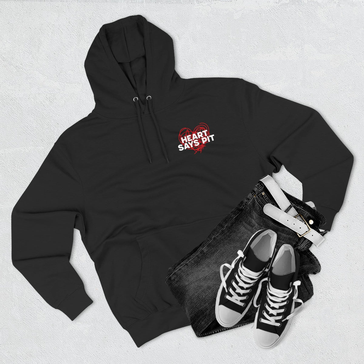 Heart Says Pit Back Says Balcony Hoodie UK