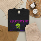 Heart Says Pit, Knees Say Balcony Neon Edition Tee on Comfort Colors