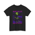 Heart Says Pit, Knees Say Balcony Neon Edition Tee S / Black