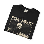 Heart Says Pit, Knees Say Balcony Tee on Comfort Colors