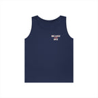 Heart Says Pit, Knees Say Sit Tank S / Navy