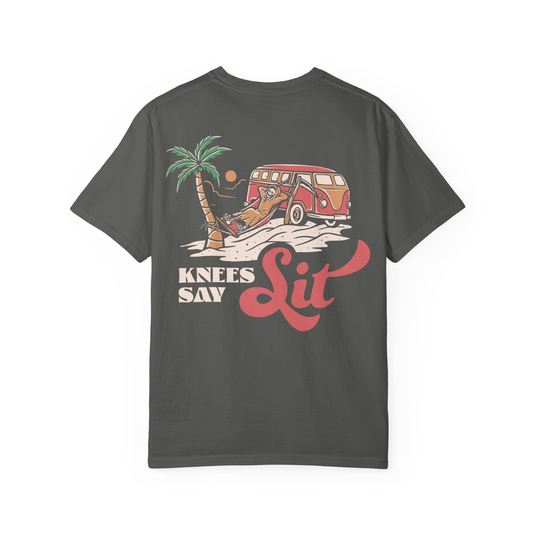 Heart Says Pit, Knees Say Sit Tee on Comfort Colors