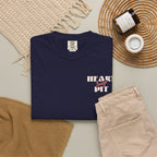 Heart Says Pit, Knees Say Sit Tee on Comfort Colors