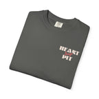 Heart Says Pit, Knees Say Sit Tee on Comfort Colors