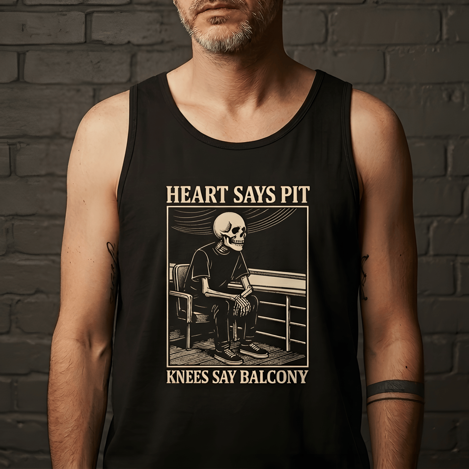 Hearts Say Pit, Knees Say Balcony Tank