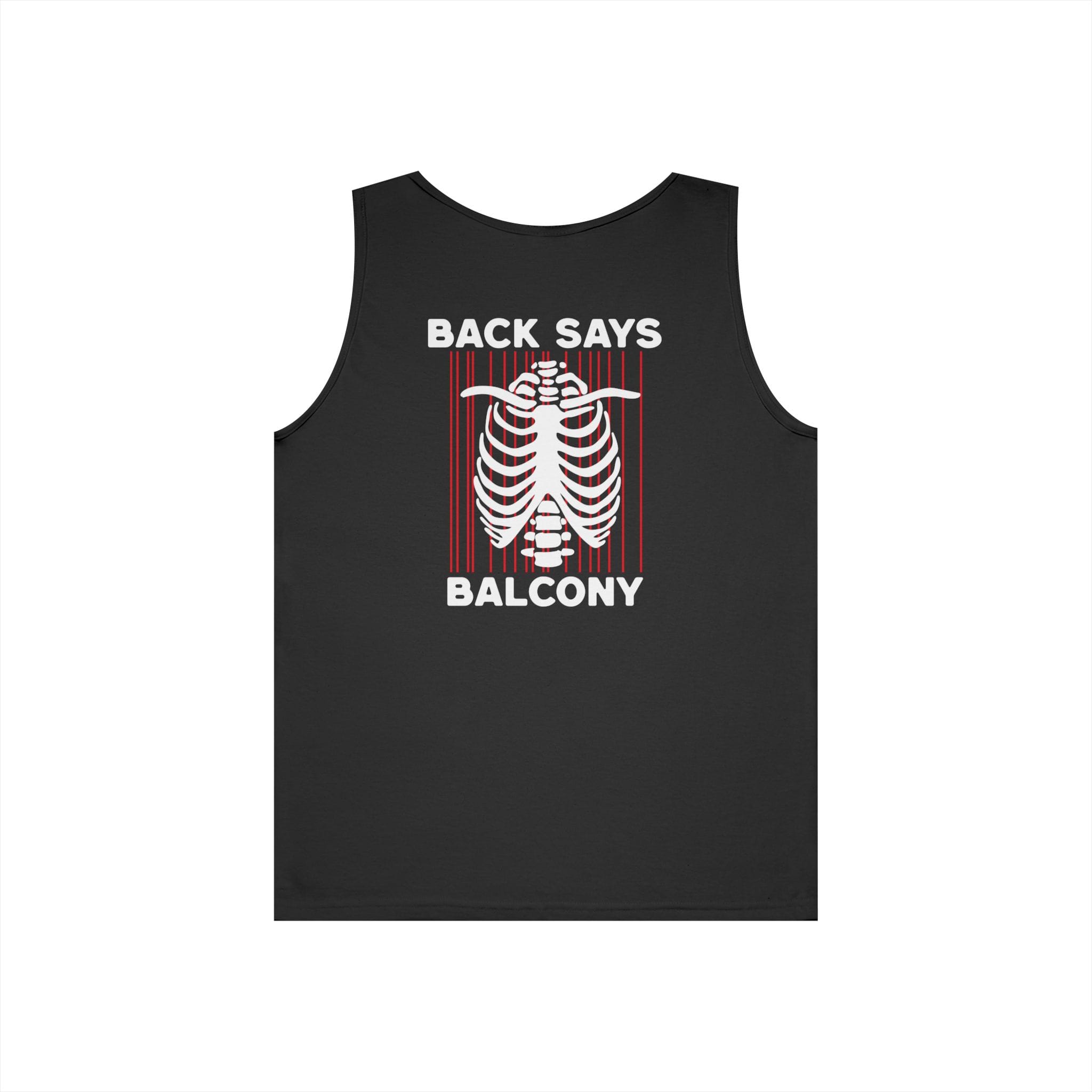 Hearts Says Pit, Back Says Balcony Tank S / Black