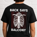 Hearts Says Pit, Back Says Balcony Tee