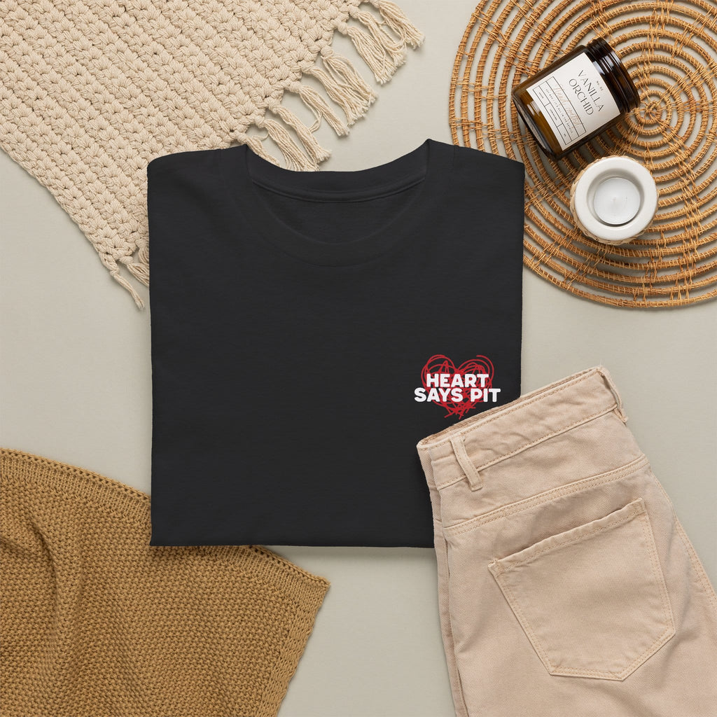 Hearts Says Pit, Back Says Balcony Tee