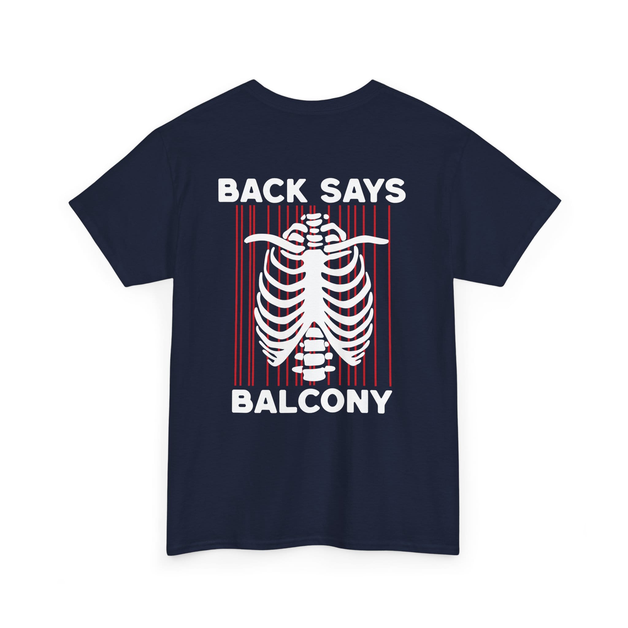 Hearts Says Pit, Back Says Balcony Tee Navy / S