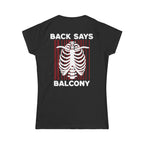 Hearts Says Pit, Back Says Balcony - Women's Tee UK