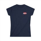 Hearts Says Pit, Back Says Balcony - Women's Tee UK S / Navy