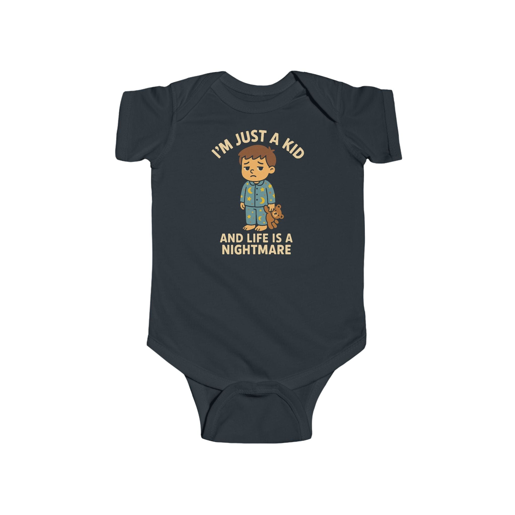 I'm Just A Kid - Onesie UK Black / NB (0-3M)