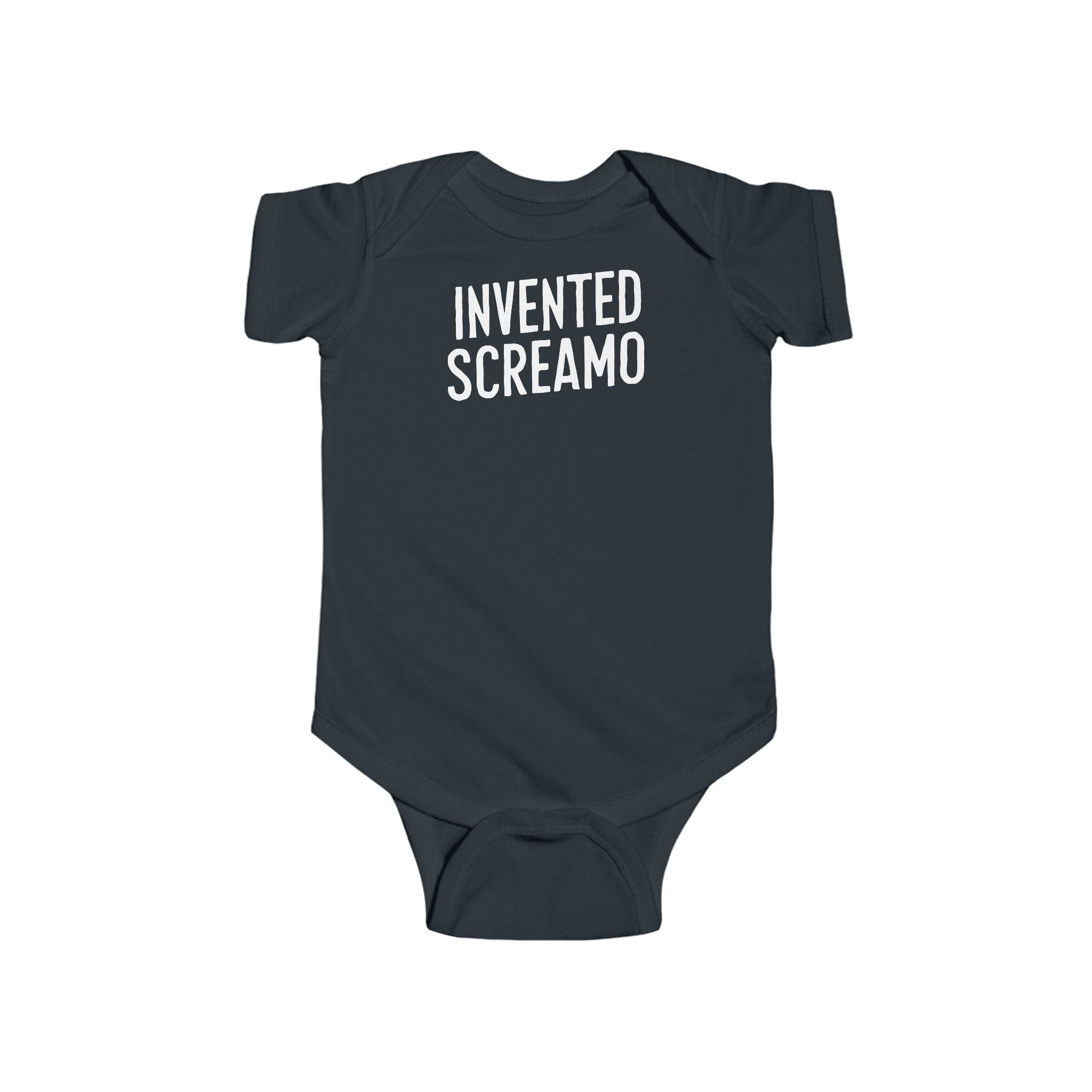 Invented Screamo - Onesie UK Black / NB (0-3M)