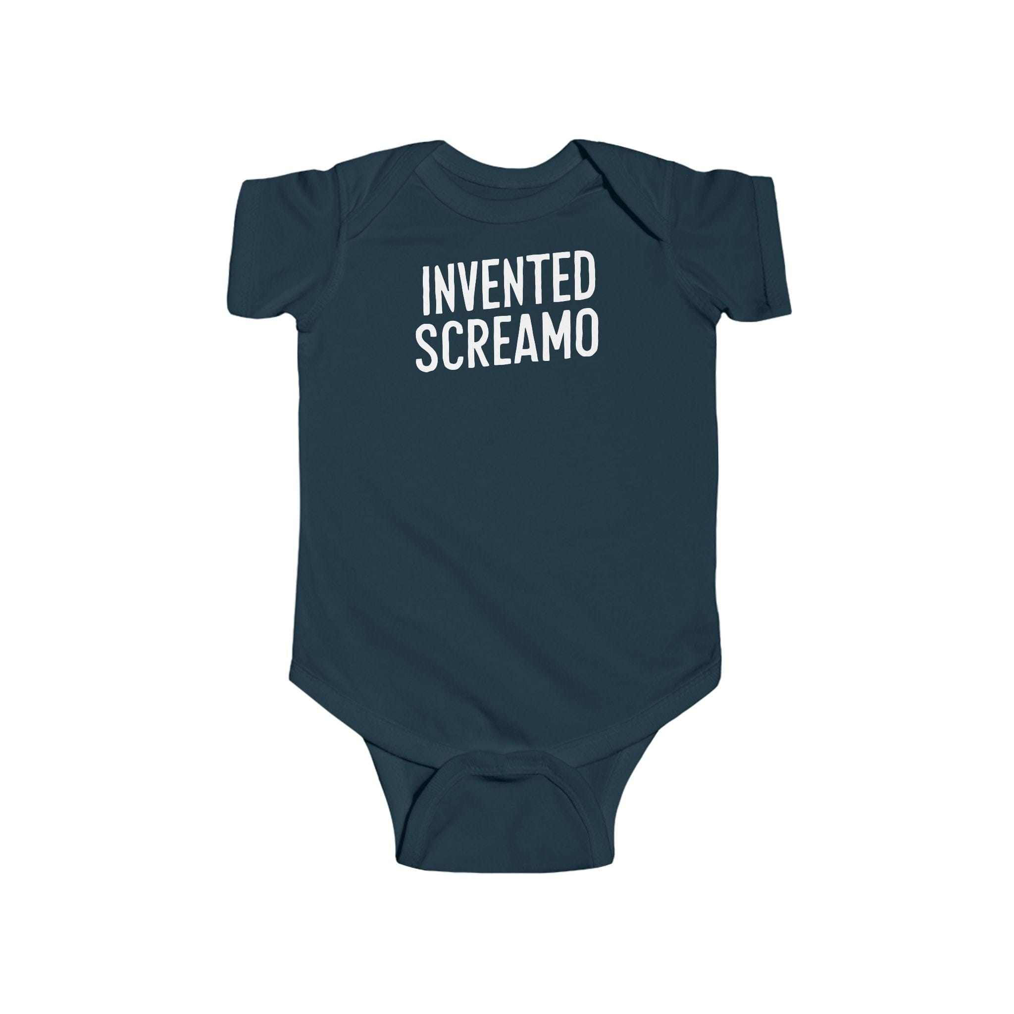 Invented Screamo - Onesie UK Navy / NB (0-3M)
