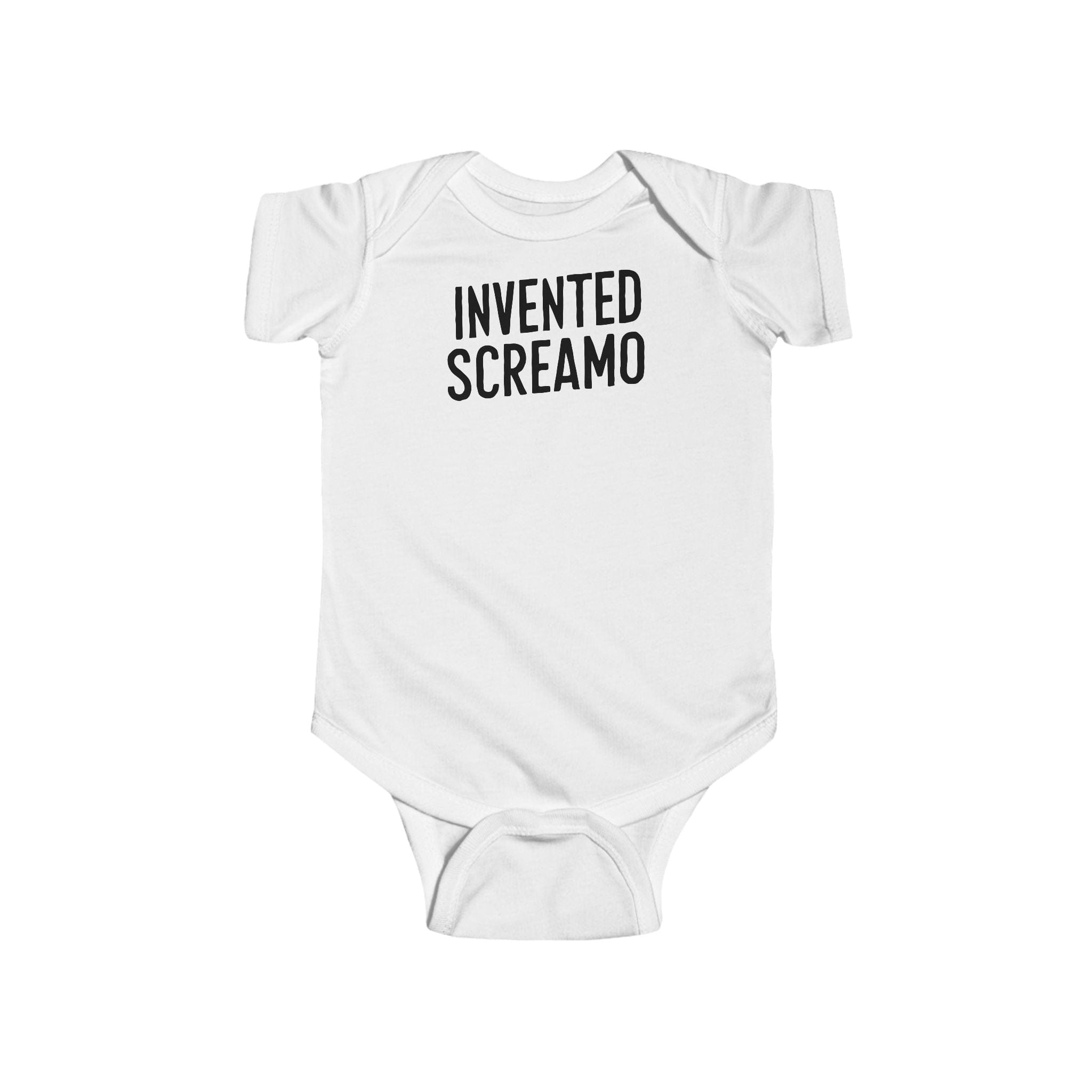 Invented Screamo - Onesie UK White / NB (0-3M)