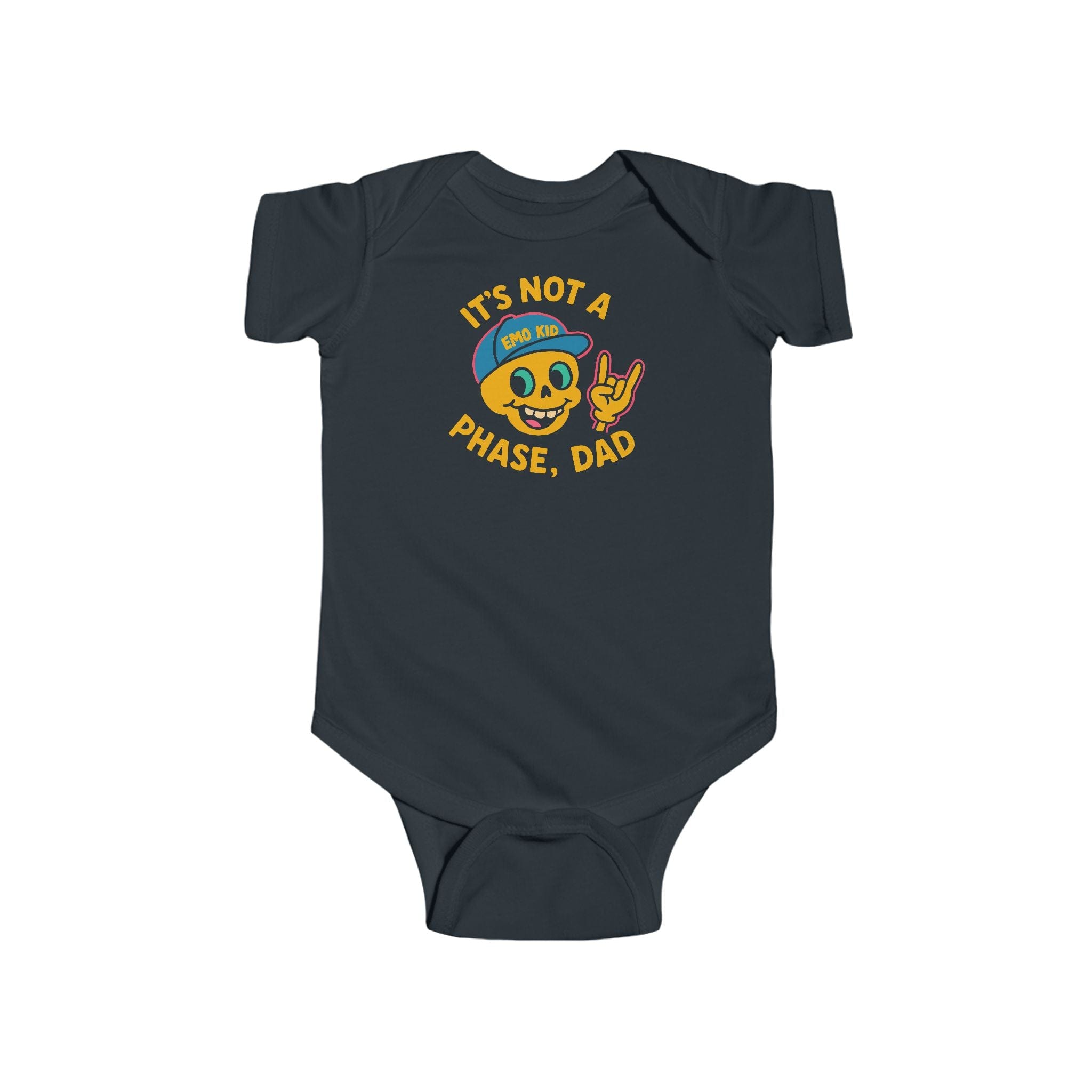 It's Not A Phase, Dad - Onesie UK Black / NB (0-3M)