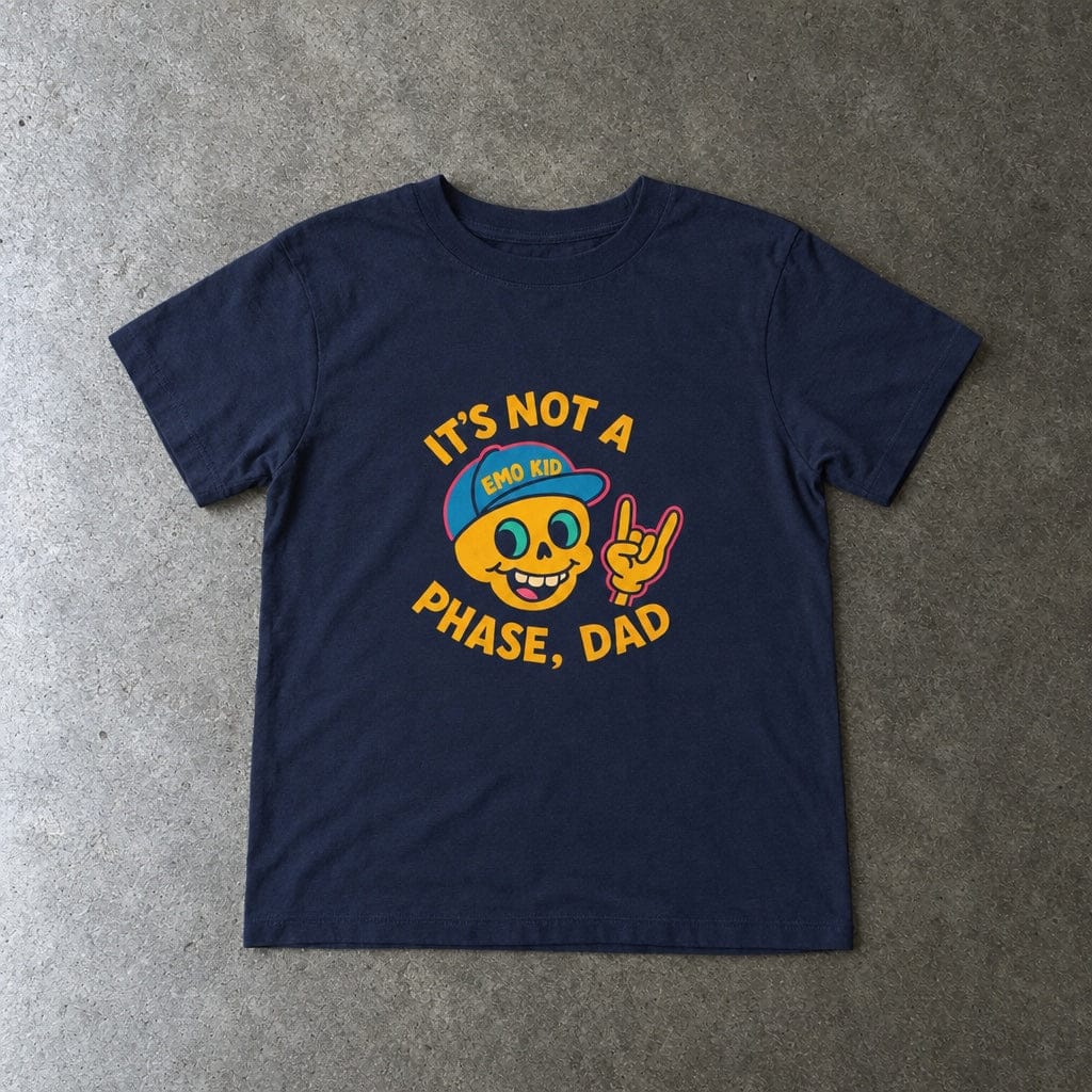 It's Not A Phase, Dad - Toddler Tee UK Navy / 2T