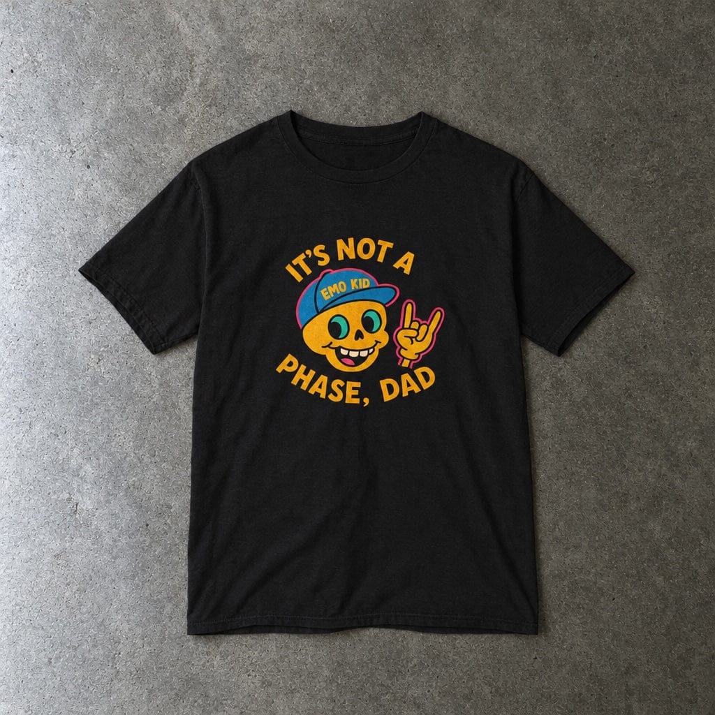 It's Not A Phase, Dad - Youth Tee UK XS / Black