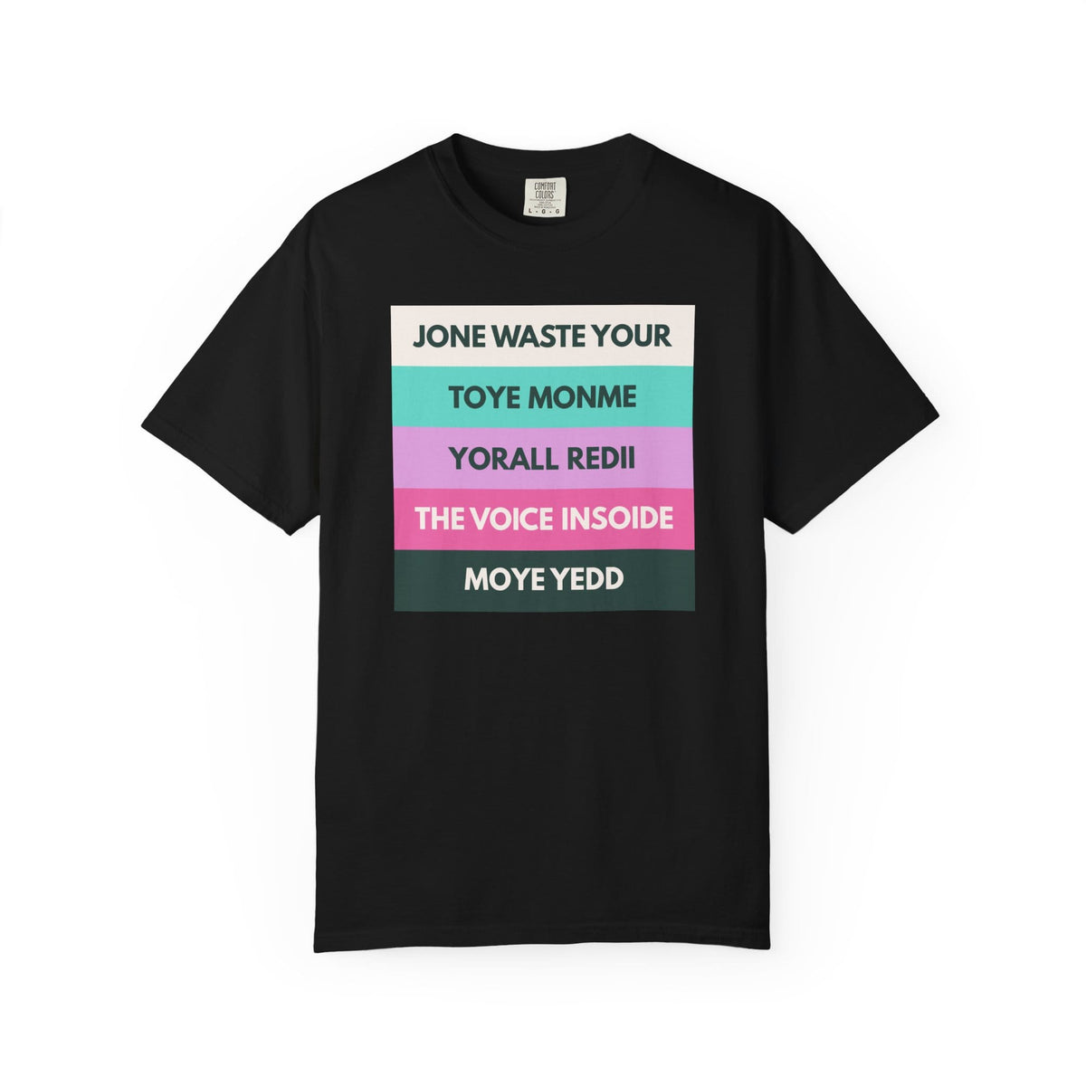 Jone Waste Your Toyme on Comfort Colors Black / S