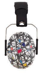 Kids Hearing Protection Earmuffs - (Prints) Sticks & Stones / Kids 2+