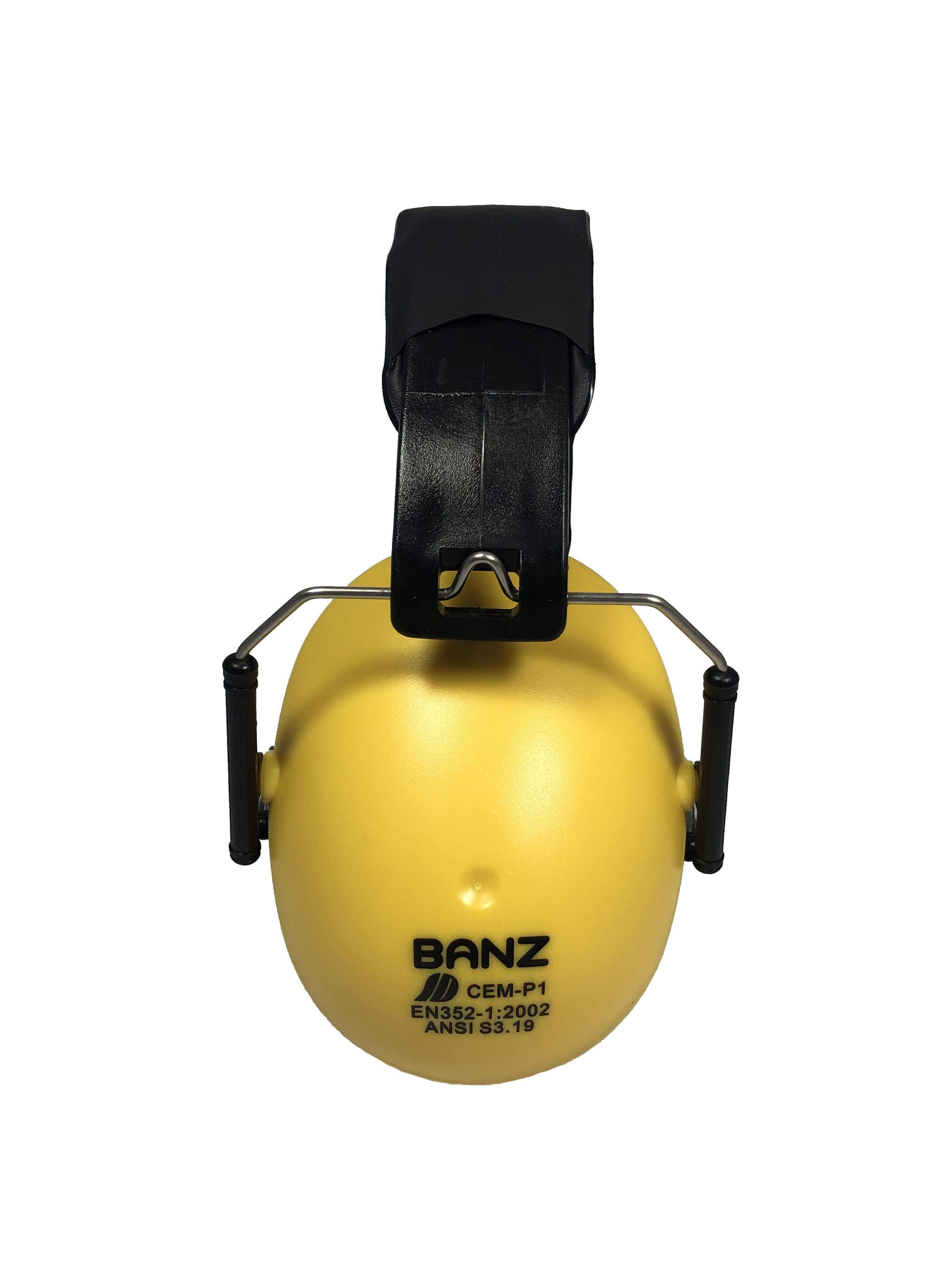 Kids Hearing Protection Earmuffs - (Solid Colors) Gold / Kids 2+
