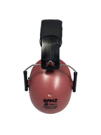Kids Hearing Protection Earmuffs - (Solid Colors) Maroon / Kids 2+