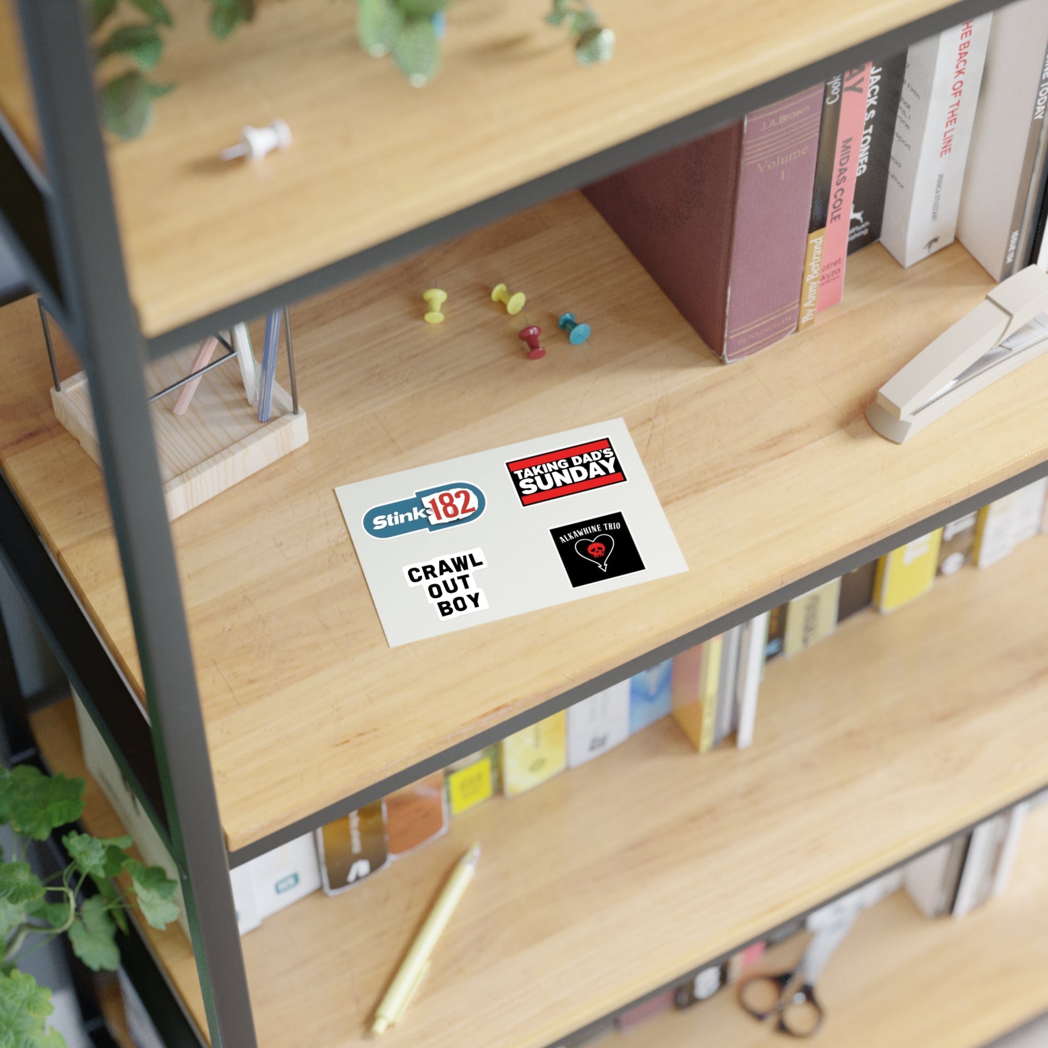 Lil’ Emo All-Stars Sticker Pack 6" × 4" / White / Die-Cut