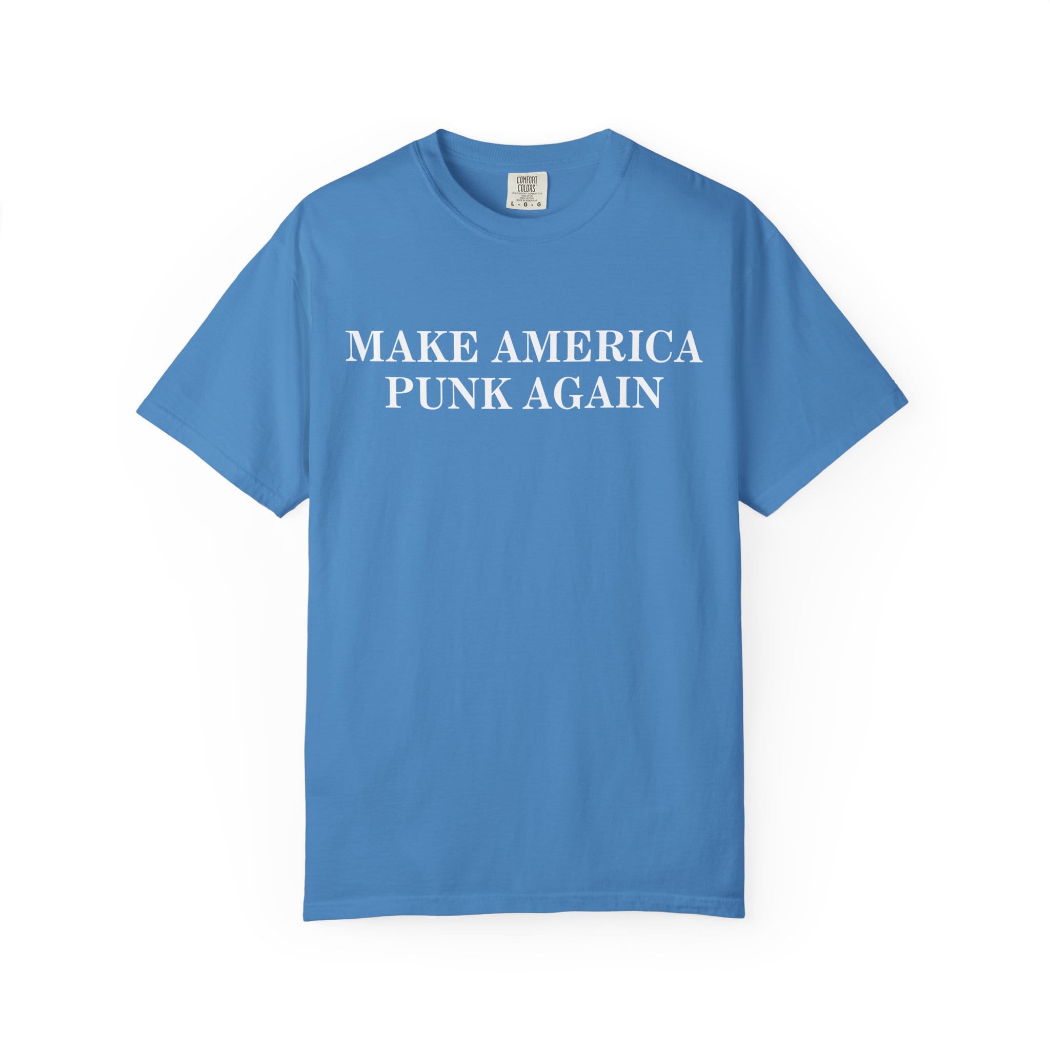 Make America Punk Again Tee on Comfort Colors Royal Caribe / S