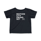 Motion City Swing Set - Infant Tee UK Black / 6M