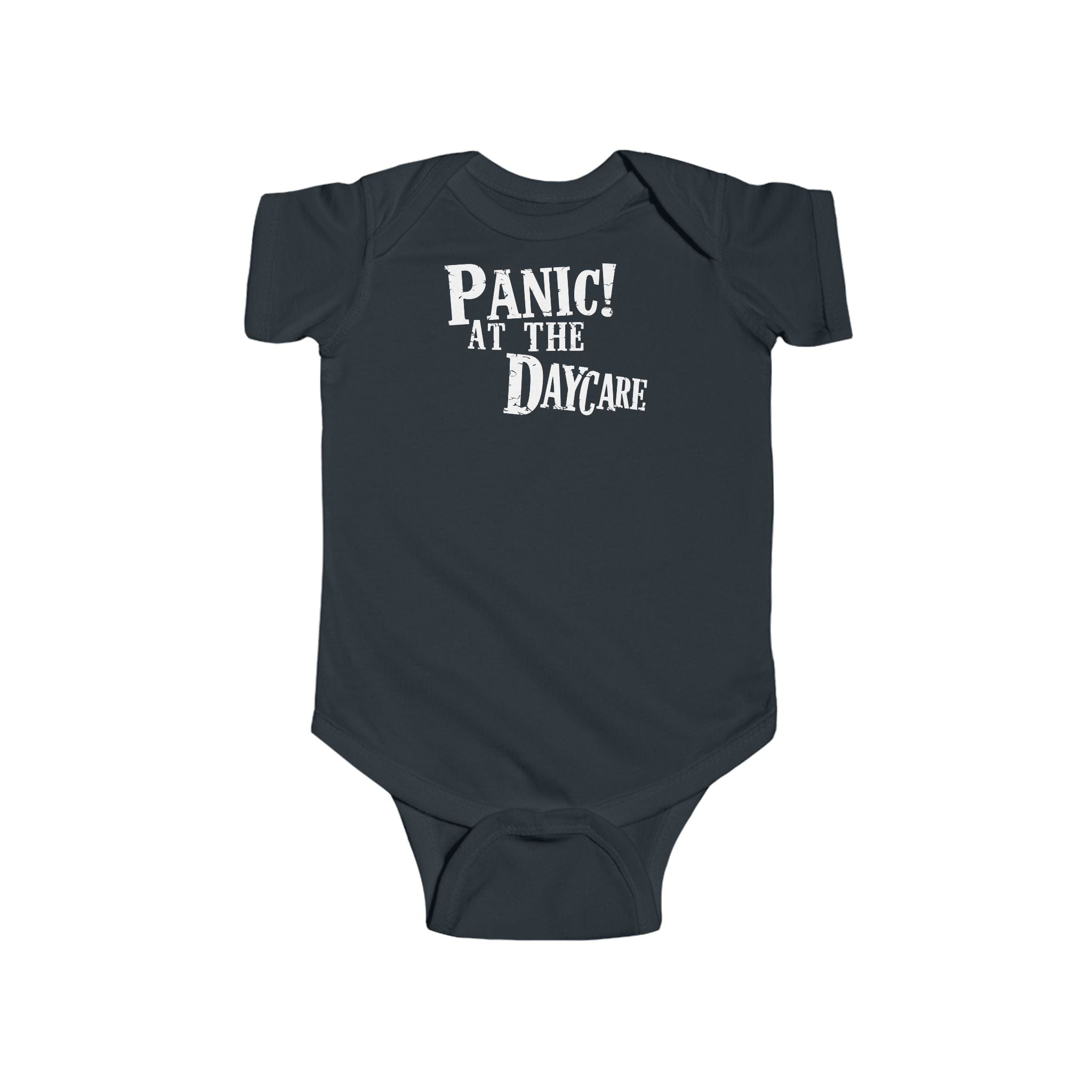 Panic! At The Daycare - Onesie UK Black / NB (0-3M)