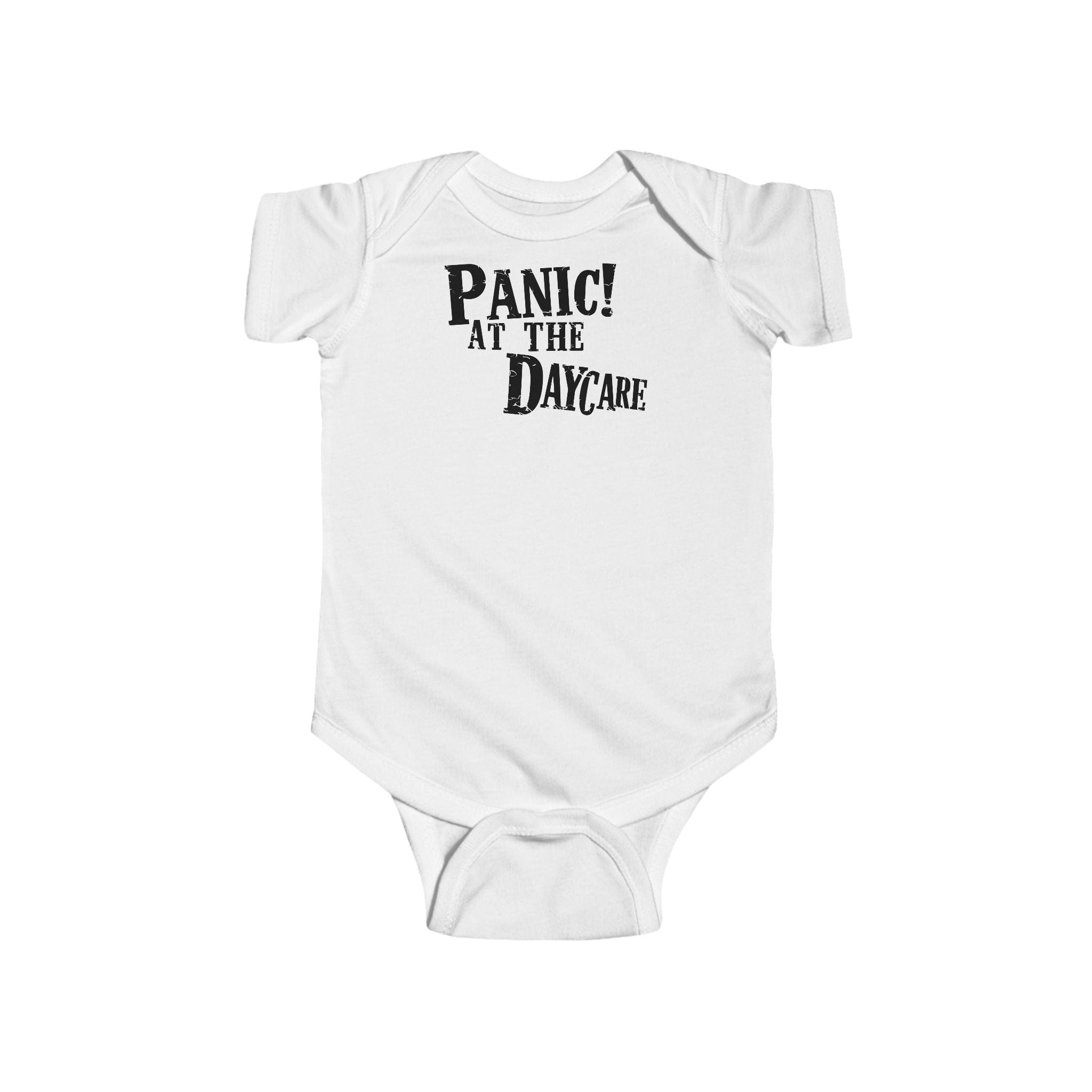 Panic! At The Daycare - Onesie UK White / NB (0-3M)