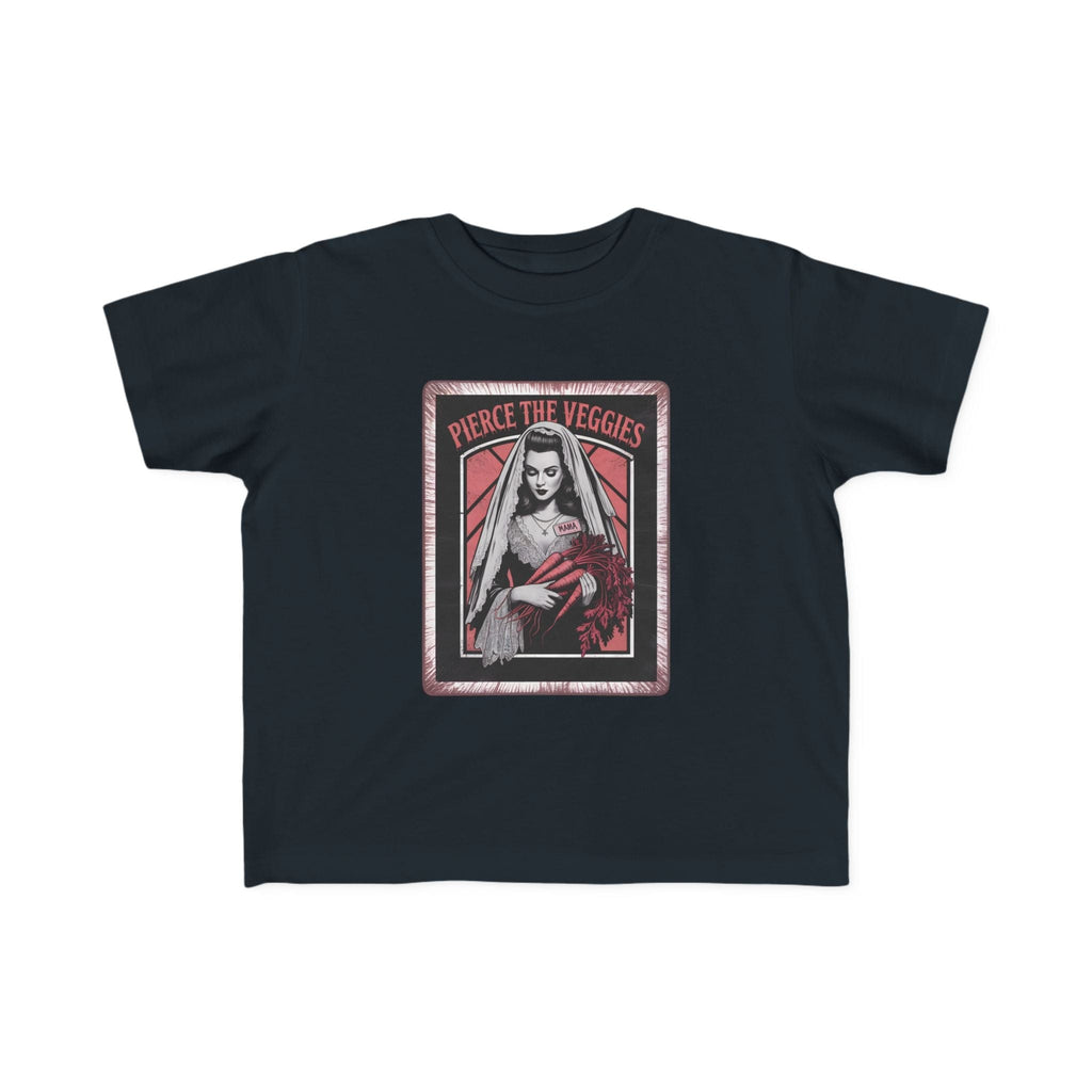 Pierce the Veggies - Toddler Tee UK Black / 2T