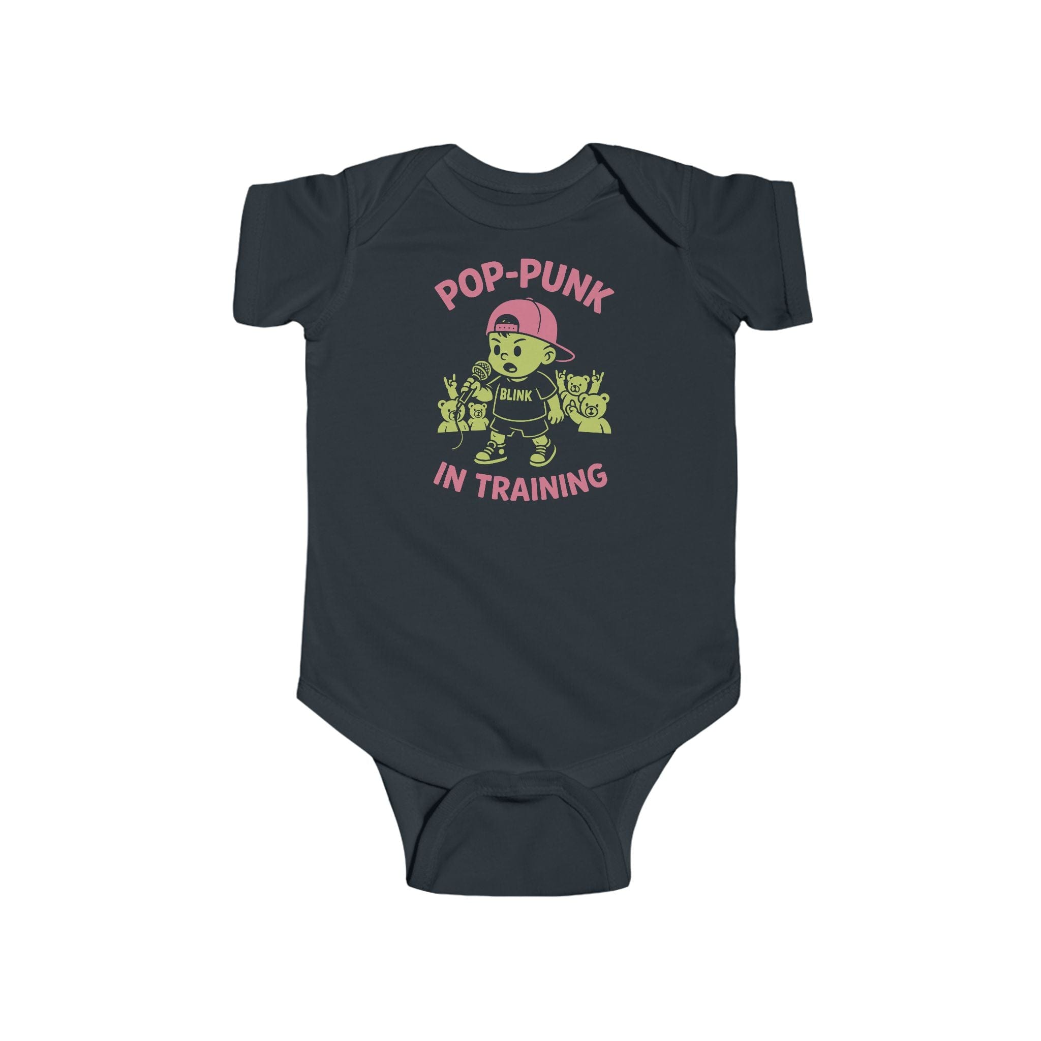 Pop-Punk in Training - Onesie UK Black / NB (0-3M)