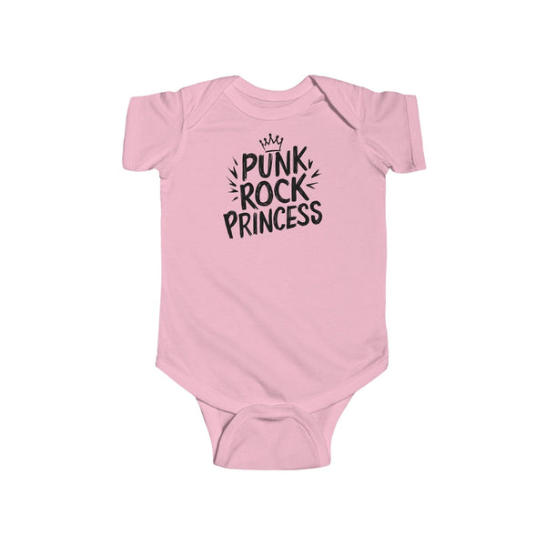 Punk Rock Princess - Onesie UK Pink / NB (0-3M)