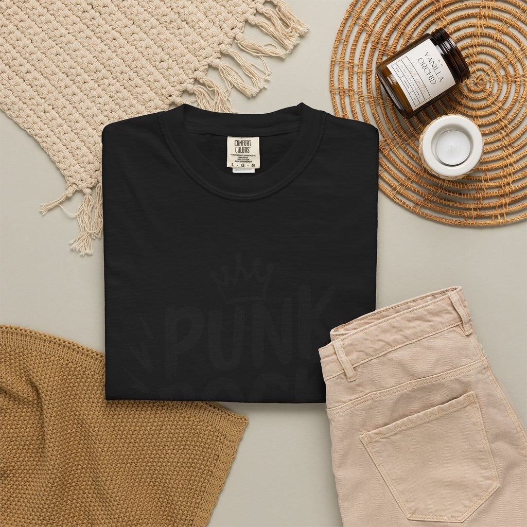 Punk Rock Princess Tee on Comfort Colors