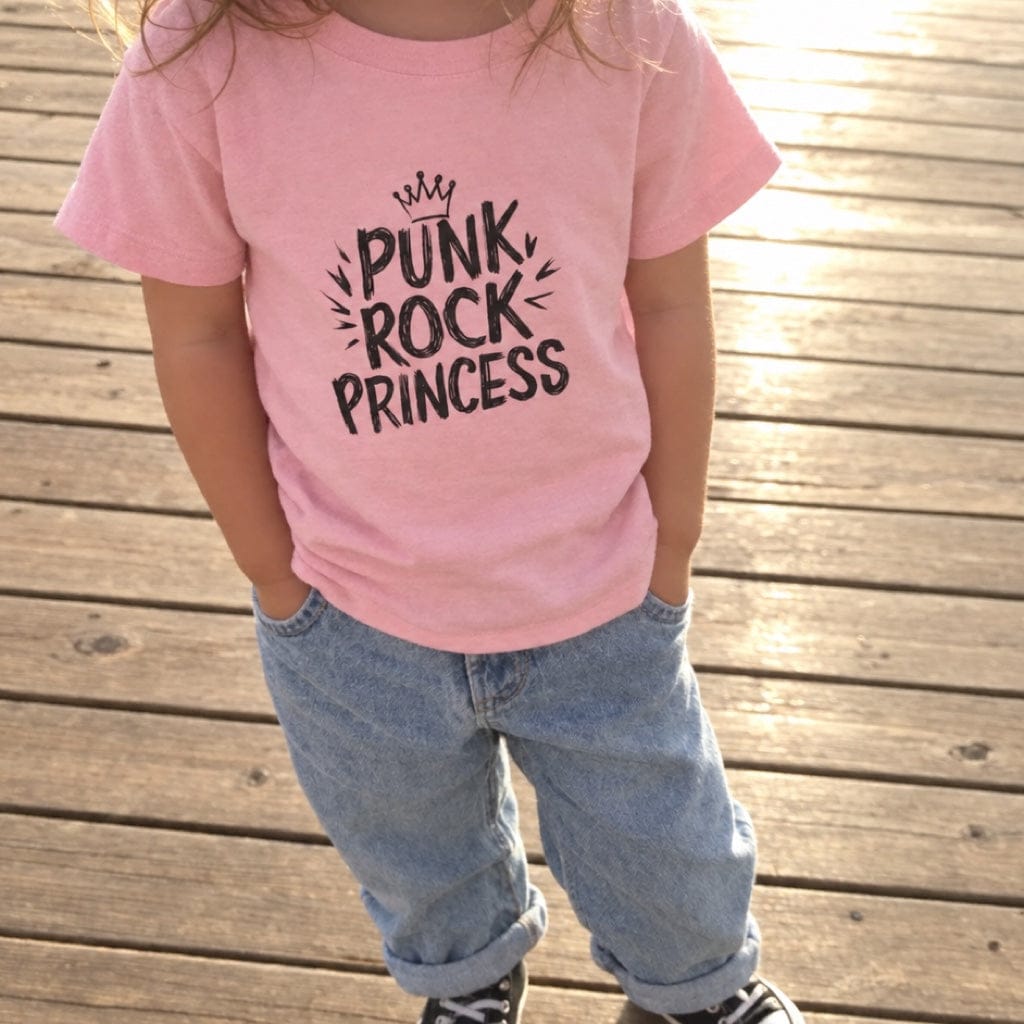 Punk Rock Princess - Toddler Tee UK