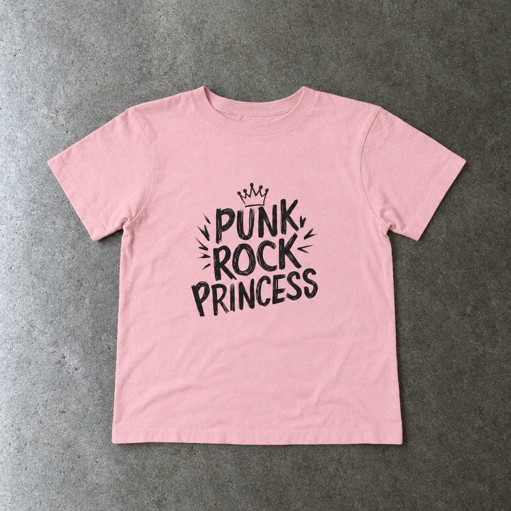 Punk Rock Princess - Toddler Tee UK Pink / 2T