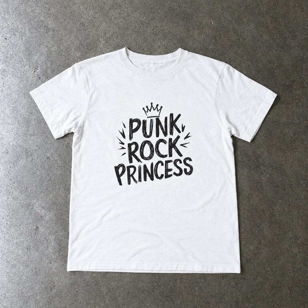 Punk Rock Princess - Toddler Tee UK White / 2T