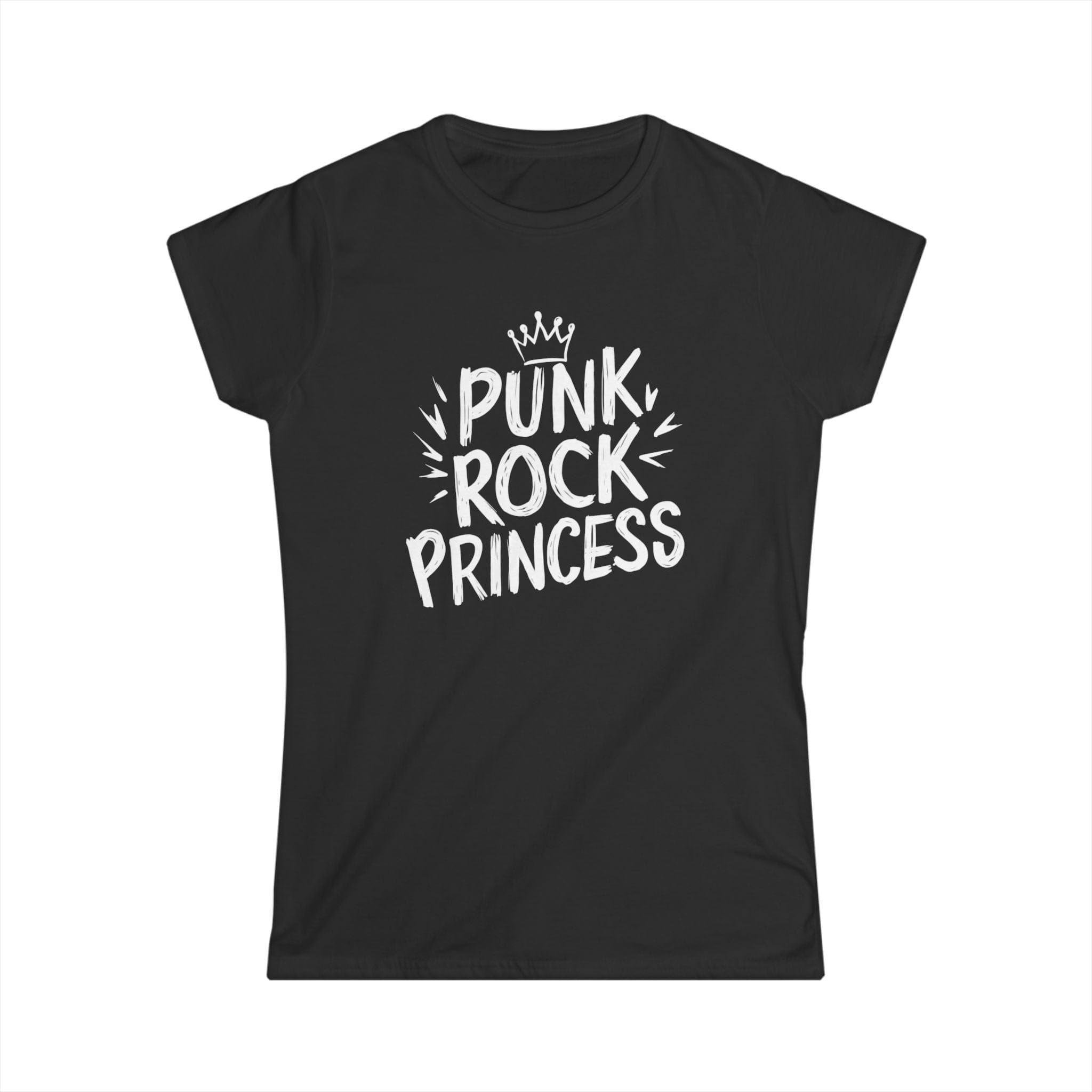 Punk Rock Princess Women's Fitted Tee S / Black