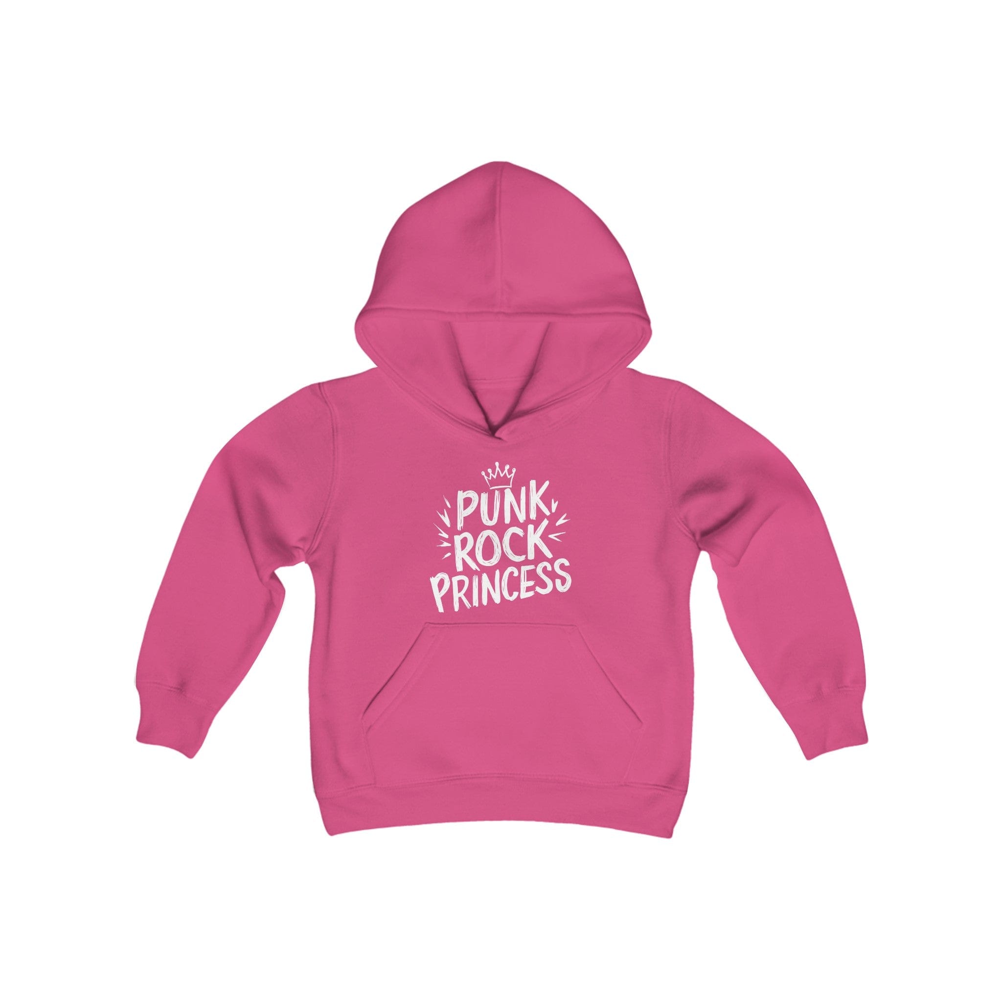 Punk Rock Princess Youth Hoodie Heliconia / S