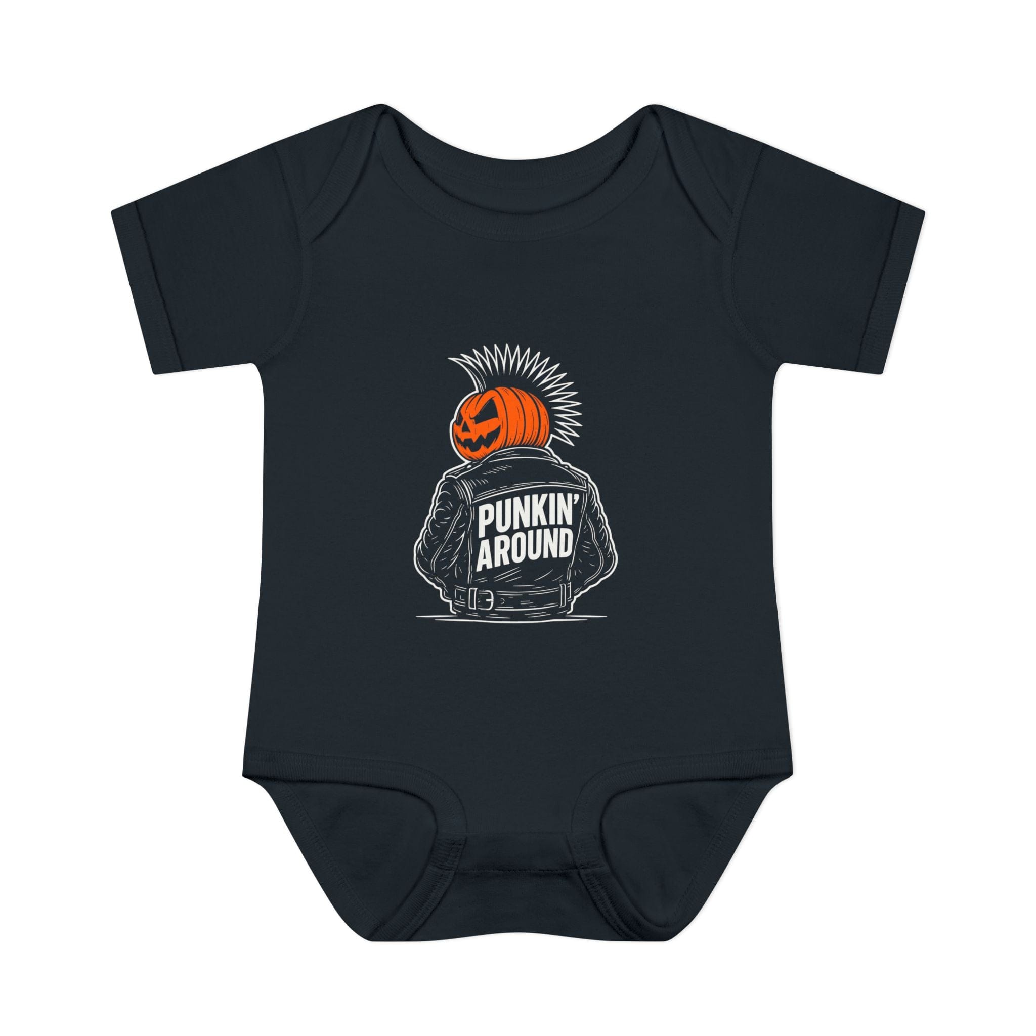 Punkin' Around Onesie NB (0-3M) / Black