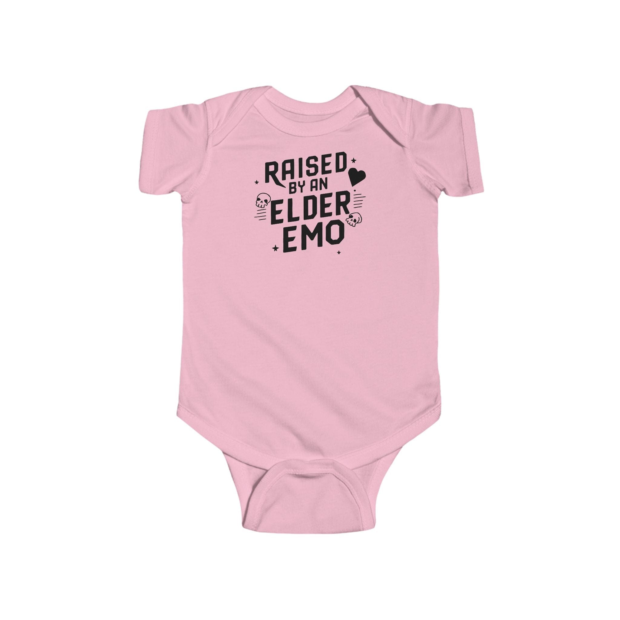 Raised by an Elder Emo - Onesie UK Pink / NB (0-3M)