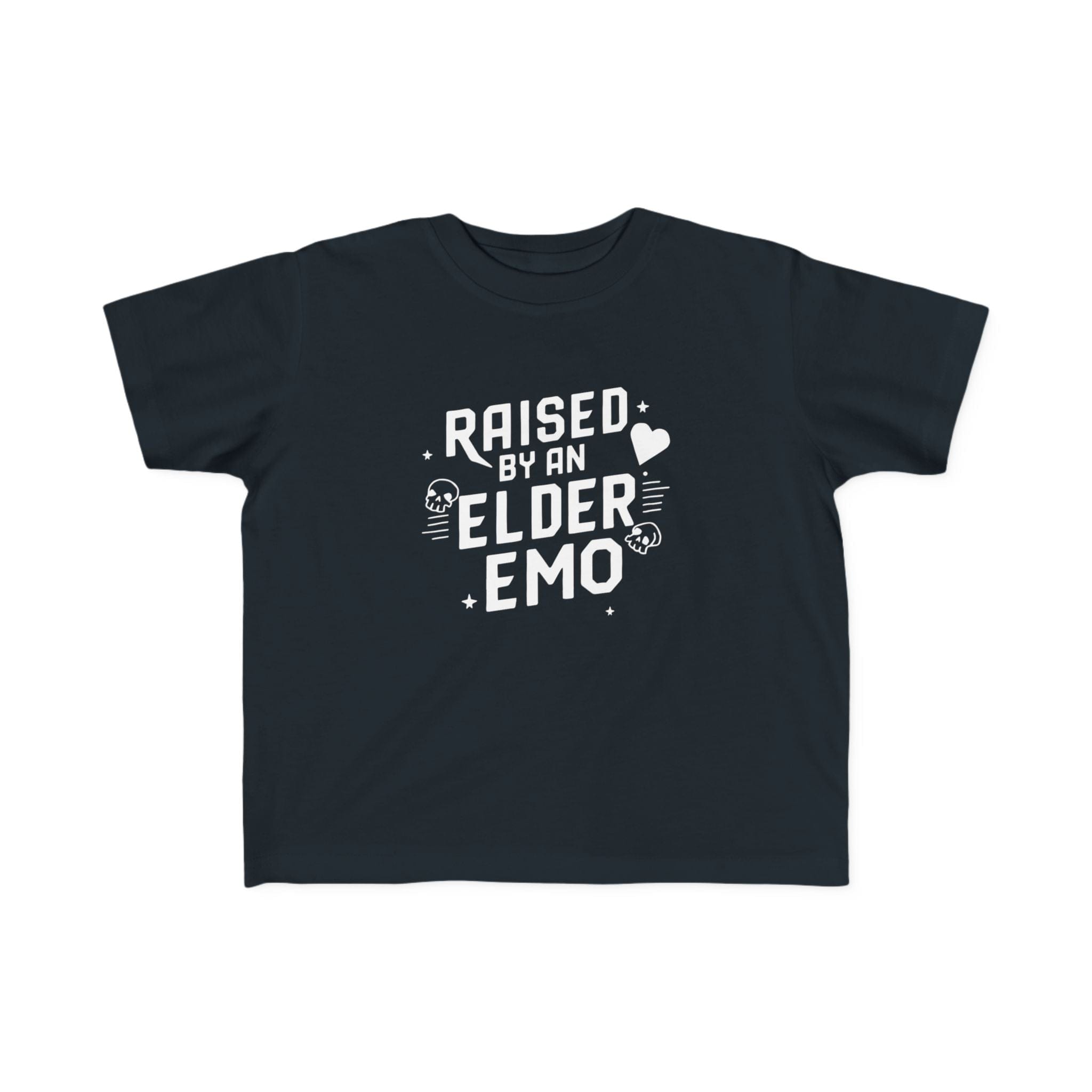 Raised by an Elder Emo - Toddler Tee UK Black / 2T