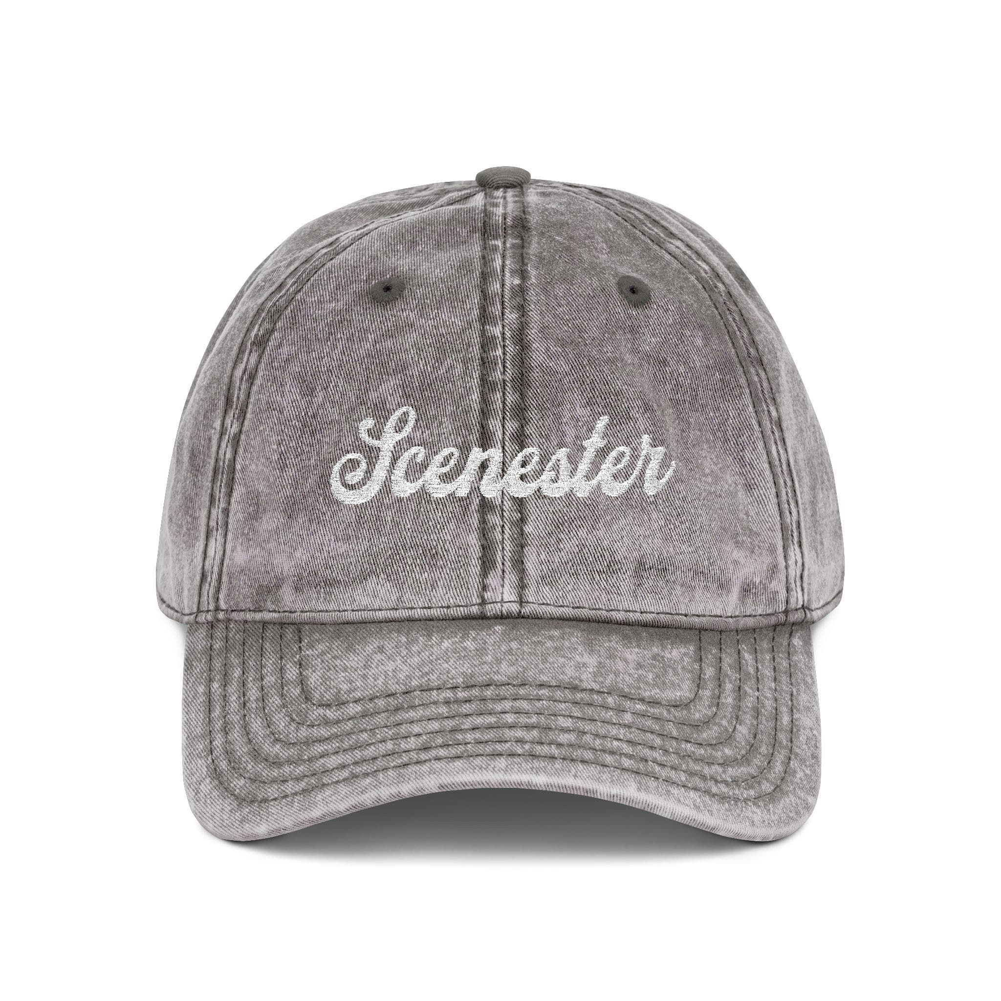 Scenester Vintage Cap One size / Charcoal Grey