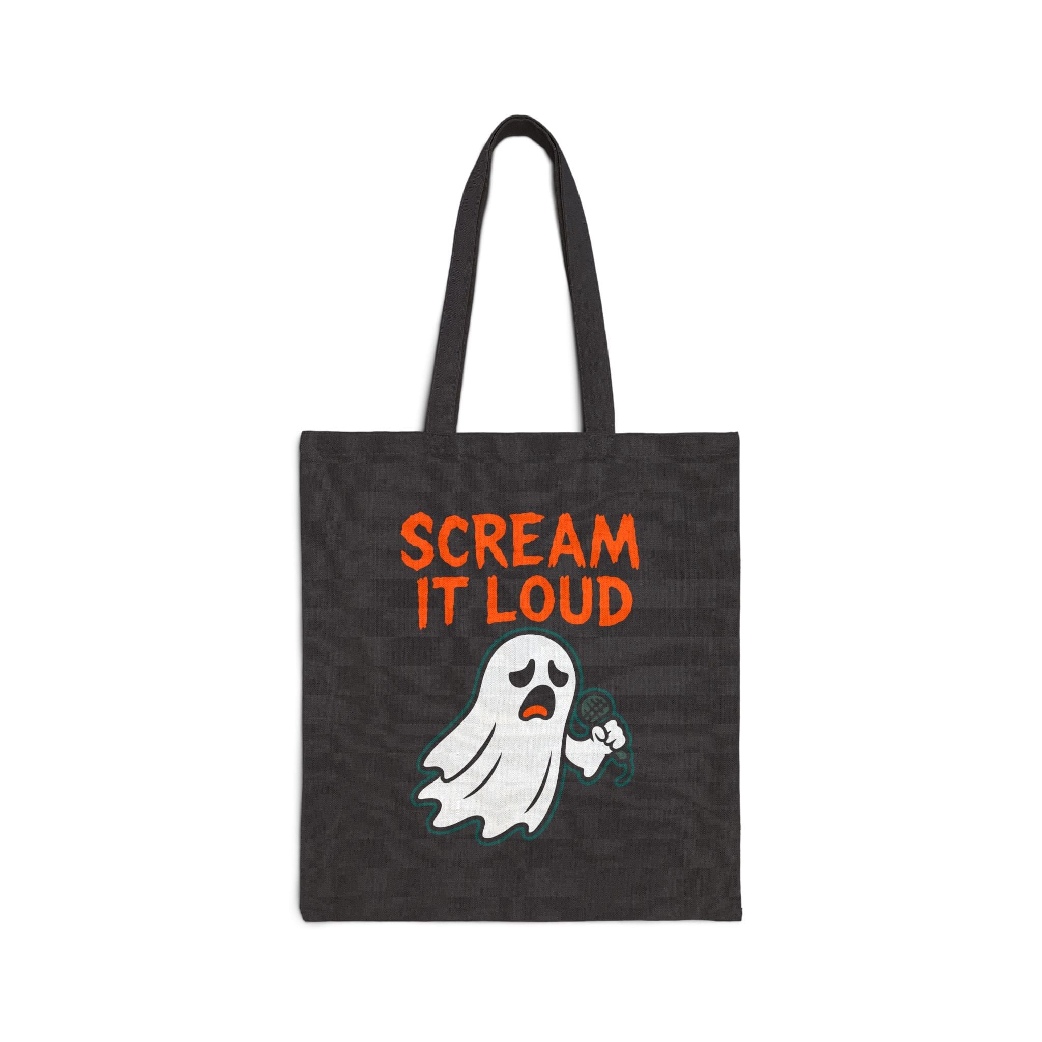 Scream It Loud Tote Bag Black / 15" x 16"