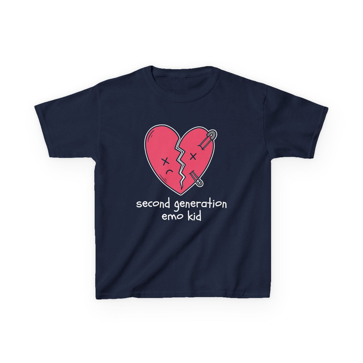 Second Generation Emo Kid 2.0 Youth Tee XS / Navy